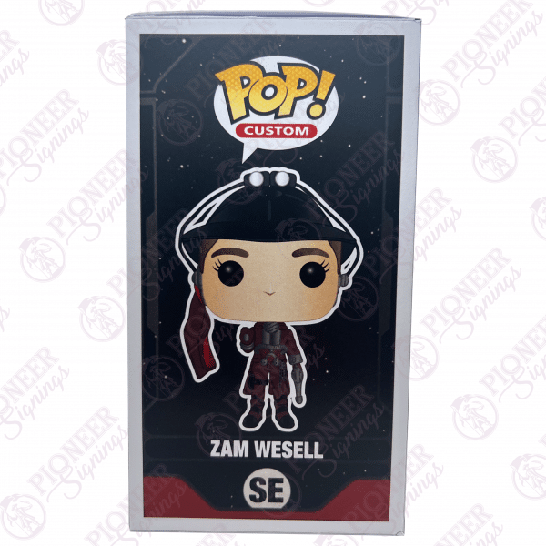 Star Wars "Custom Made" Exclusive "ZAM WESSELL" Funko Pop Signed by Leeanna Walsman with CN - Pioneer Signings