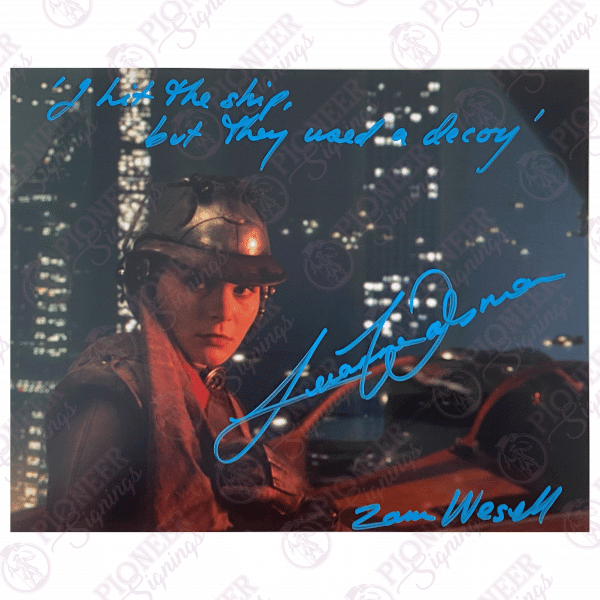 Star Wars: Attack of the Clones Zam Wesell 'Speeder' 8" x 10" Print Signed by Leeanna Walsman - Pioneer Signings