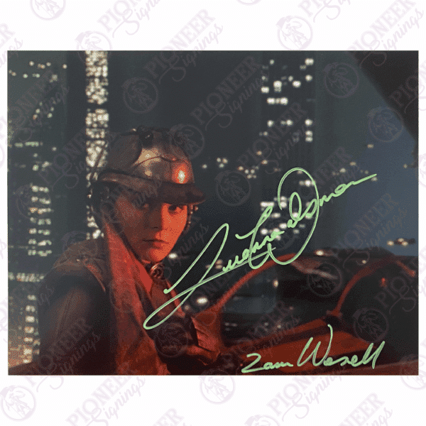 Star Wars: Attack of the Clones Zam Wesell 'Speeder' 8" x 10" Print Signed by Leeanna Walsman - Pioneer Signings