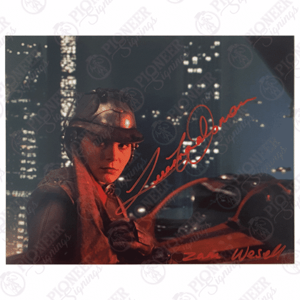 Star Wars: Attack of the Clones Zam Wesell 'Speeder' 8" x 10" Print Signed by Leeanna Walsman - Pioneer Signings