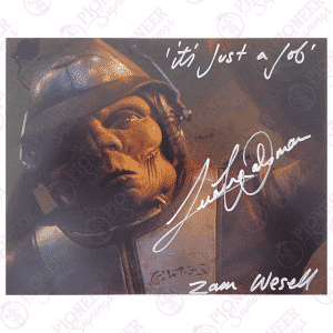 Star Wars: Attack of the Clones Zam Wesell 'True Form' 8" x 10" Print Signed by Leeanna Walsman - Pioneer Signings