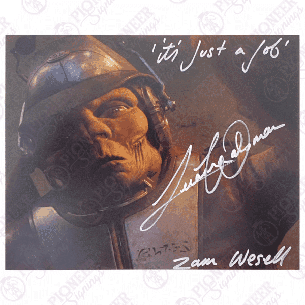 Star Wars: Attack of the Clones Zam Wesell 'True Form' 8" x 10" Print Signed by Leeanna Walsman - Pioneer Signings