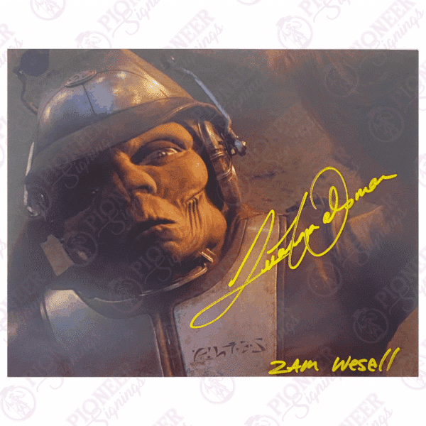 Star Wars: Attack of the Clones Zam Wesell 'True Form' 8" x 10" Print Signed by Leeanna Walsman - Pioneer Signings