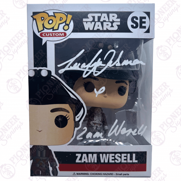 Star Wars "Custom Made" Exclusive "ZAM WESSELL" Funko Pop Signed by Leeanna Walsman with CN - Pioneer Signings